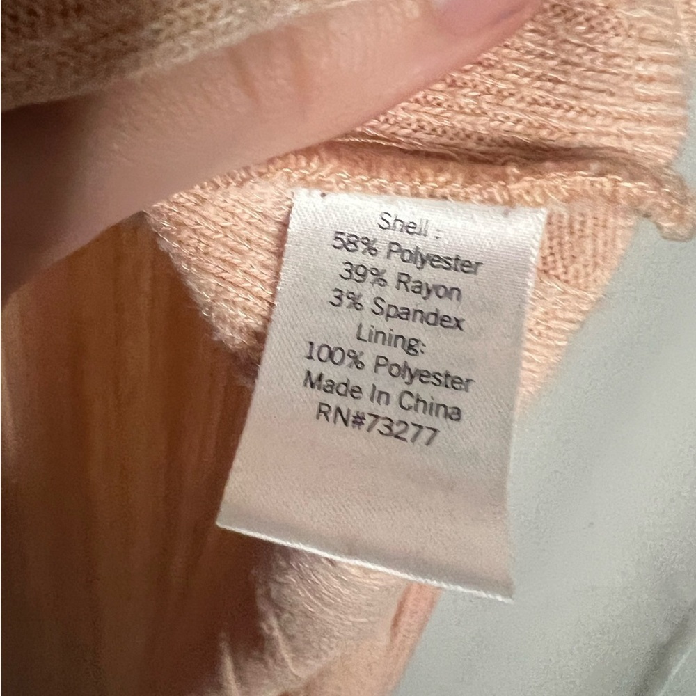 K/Lab Pink Ribbed Overall Style Dress Small - Picture 7 of 9